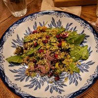 Noodle salad at Karibu Cafe in Utrecht