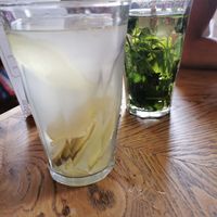 Ginger & mint tea at Karibu Cafe in Utrecht