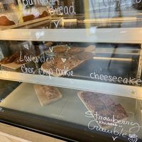 Pastries Monday 14 July 2025. V = vegan  at Karibu Cafe in Utrecht