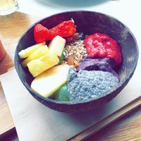 Acai bowl! at Karibu Cafe in Utrecht