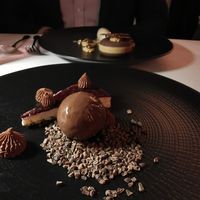 Vegan cheesecake at South Lodge Hotel in Lower Beeding