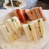 vegan sandwiches at South Lodge Hotel in Lower Beeding