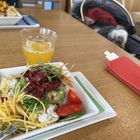 Reissalat mit Seealgen und Gemüse  at Cafe im Kunstmuseum in Vaduz