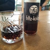 fritz cola at Black & White Kafe in Breda