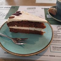 carrot cake at Black & White Kafe in Breda
