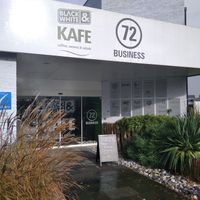 entrance at Black & White Kafe in Breda