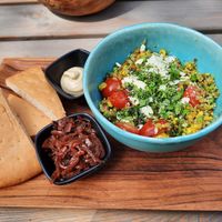 Scrambled egg at Black & White Kafe in Breda