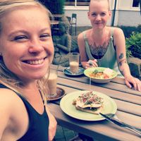 Delicious lunch with Jolissa. Vegan Rendang.   at Black & White Kafe in Breda