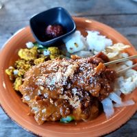 Sate at Black & White Kafe in Breda