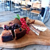 Selection of desserts at Black & White Kafe in Breda