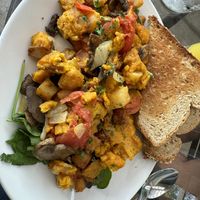 Chickpea scramble   at Black Honey Hashery in De Pere