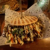 Vegan döner kebab  at Ping Pong Parck in Amsterdam