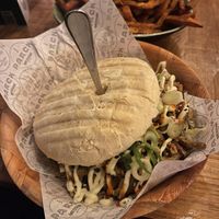 Vegan doner kebab  at Ping Pong Parck in Amsterdam