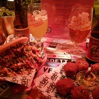 Kebab and Bittenballen at Ping Pong Parck in Amsterdam