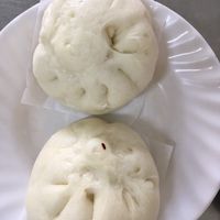 Sweet and salty bao  at Ahaa Boer Vegetarian Food in Battambang