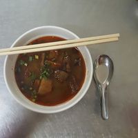 sweet 'beef' soup at Ahaa Boer Vegetarian Food in Battambang