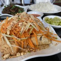 Sweet and sour tofu  at Monorom Garden in Battambang