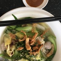 Dumpling noodles  at Monorom Garden in Battambang
