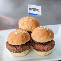 Vegan Impossible™ Sliders / Mini Burgers at Privé - Keppel Bay in Central Singapore