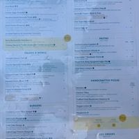 Menu as of March 2025 (fewer vegan options 🙁  at Privé - Keppel Bay in Central Singapore