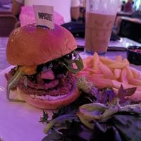 Impossible burger at Prive - Clarke Quay in Central Singapore