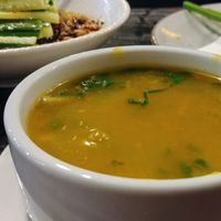 Pumpkin soup at Gong De Lin in Box Hill