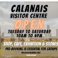 Please note opening times Tuesday to Saturday 10-4pm  at Callanish Stones Visitor Centre Cafe in Isle Of Lewis