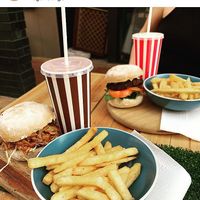 Free little pigs and chicken me out  at VeganBurgz in Fortitude Valley