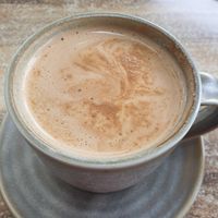 Flat white on soy at Suburban West End in South Brisbane