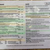 Good Menu (Dec 22). Green is vegan, yellow is vegetarian  at Suburban West End in South Brisbane