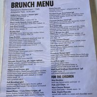 Menu May 2021 at The Foreshore in Nightcliff