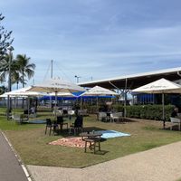 Outdoor seating  at The Foreshore in Nightcliff