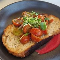 "Vegan" Bruschetta 😳 at The Foreshore in Nightcliff