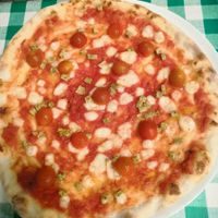 Pizza vegana at Verde Rucola in Cordoba