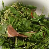 Bad vibes - 2nd try with a simple salad, BOTH had ham in them!  at Verde Rucola in Cordoba