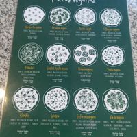 Carta vegana at Verde Rucola in Cordoba