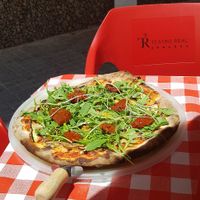 Awesome vegan pizza at Verde Rucola in Cordoba