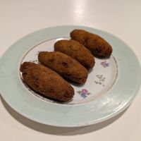 Croquettas at Vegani in Sevilla
