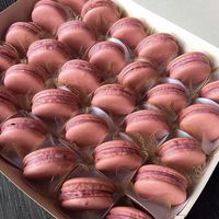 mini macaroons at Chocolate Lab in Belo Horizonte