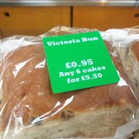 Victoria Bun at Brutons The Bakers - Splott in Cardiff