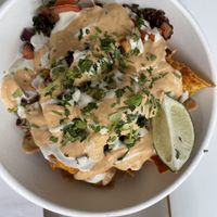 Nacho dinner  at Big Mood in Buffalo