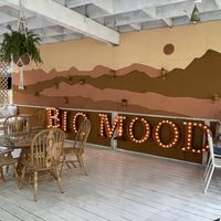 Outside seating  at Big Mood in Buffalo