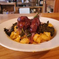 Mac & Cheese with BBQ Tofu at Big Mood in Buffalo