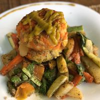 Yummm Vegan ‘Burger’ at Green Vegetarian in Marrakech