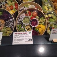 Vegan rainbow poke bowl at GVA - Bistrot Geneve - T1 in Geneva