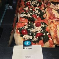 Vegan pizza and price at GVA - Bistrot Geneve - T1 in Geneva