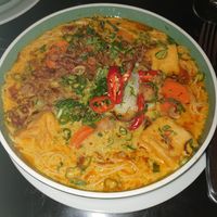 Vegan Laksa at Darwin Trailer Boat Club in Fannie Bay