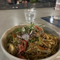 Vegan noodle dish!  at Darwin Trailer Boat Club in Fannie Bay