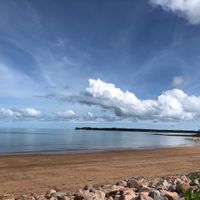 Beach front morning Darwin Trailor Boat Club at Darwin Trailer Boat Club in Fannie Bay