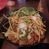 Vegetarian burrito bowl made vegan at Hot Tamale in Darwin